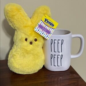 Rae Dunn PEEP PEEP Mug & PEEP PLUSH